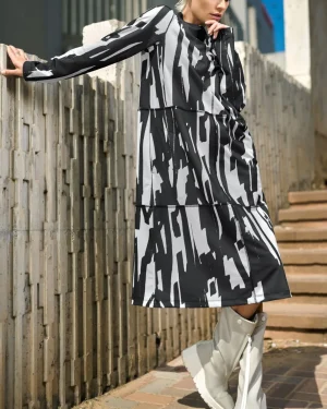 Women Alembika Cyber Boxy Dress, Brush