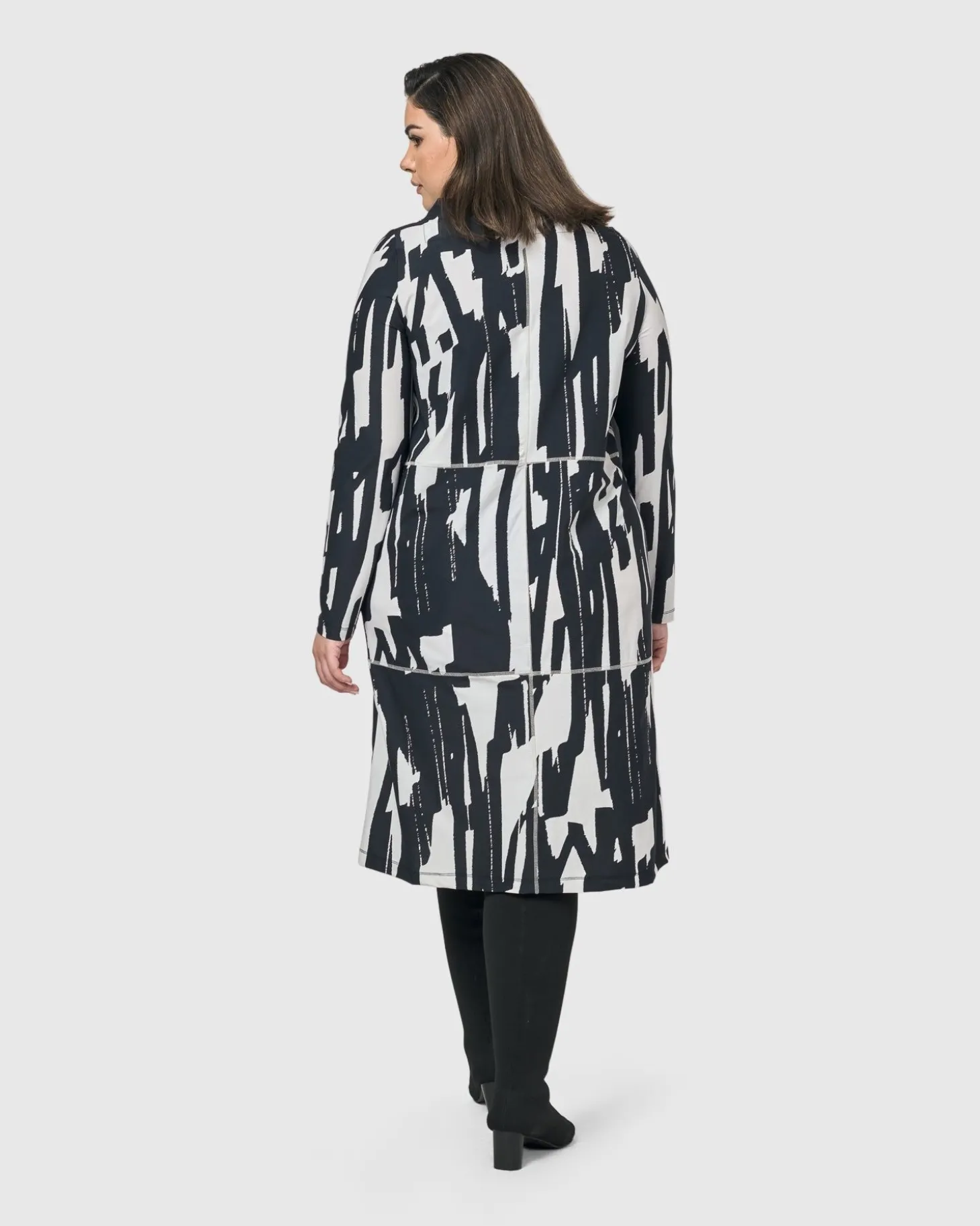 Women Alembika Cyber Boxy Dress, Brush
