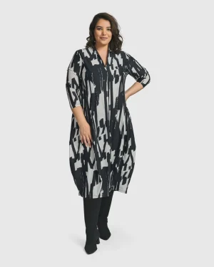 Women Alembika Cyber Cocoon Dress, Brush