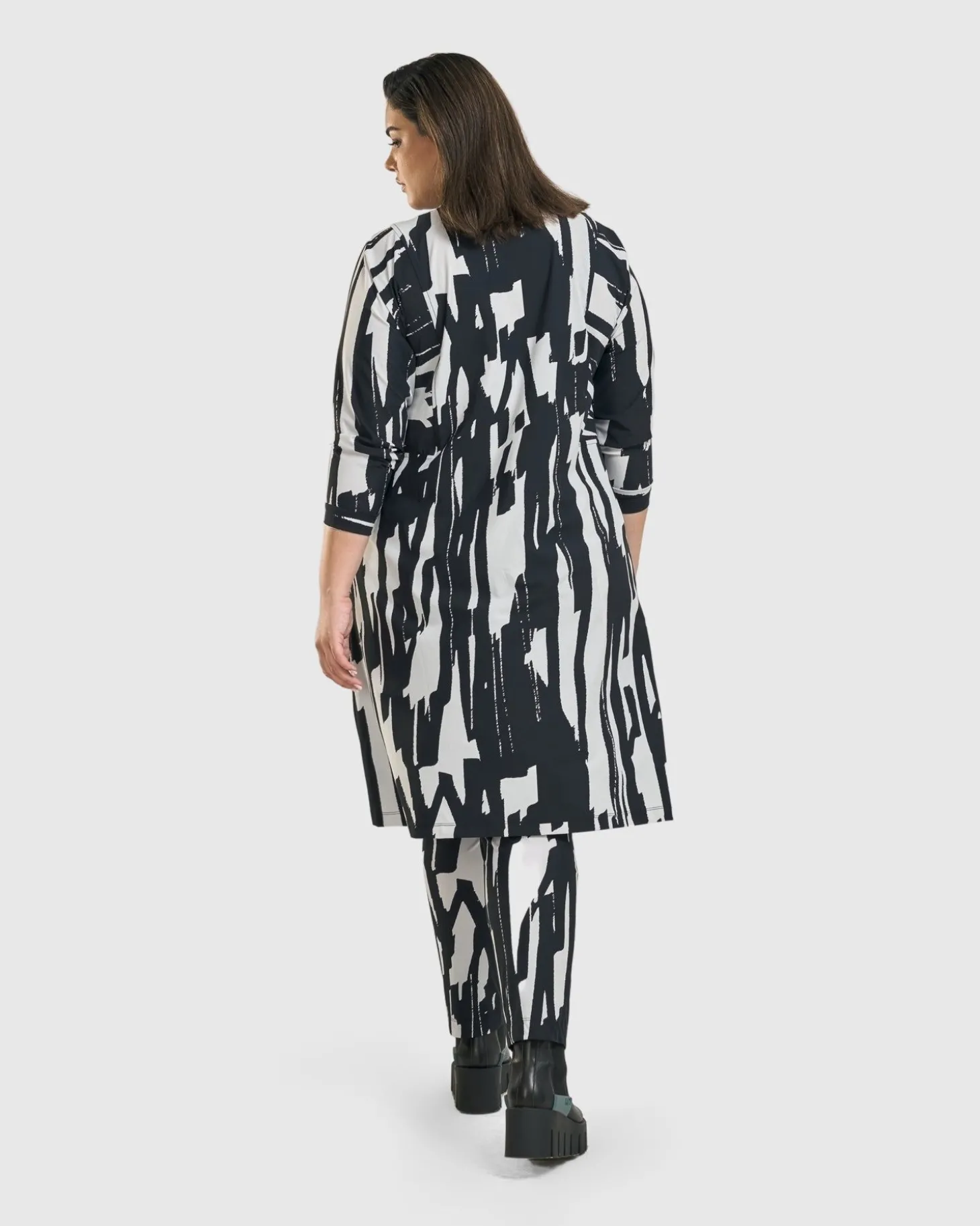 Women Alembika Cyber Shirt Dress, Brush