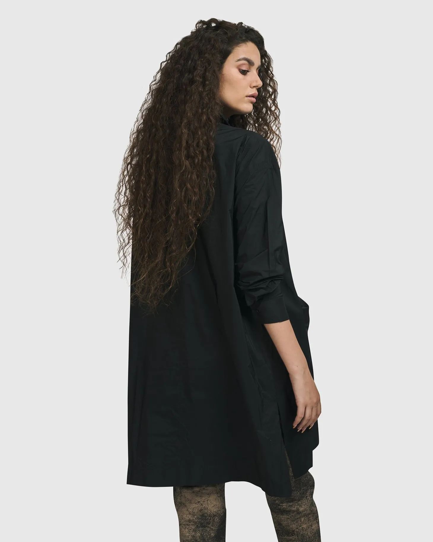 Women Alembika Danica Shirt Jacket, Black