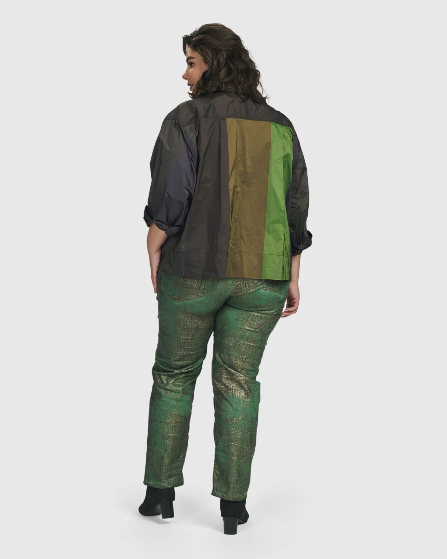 Women Alembika Deluxe Boxy Shirt, Forest