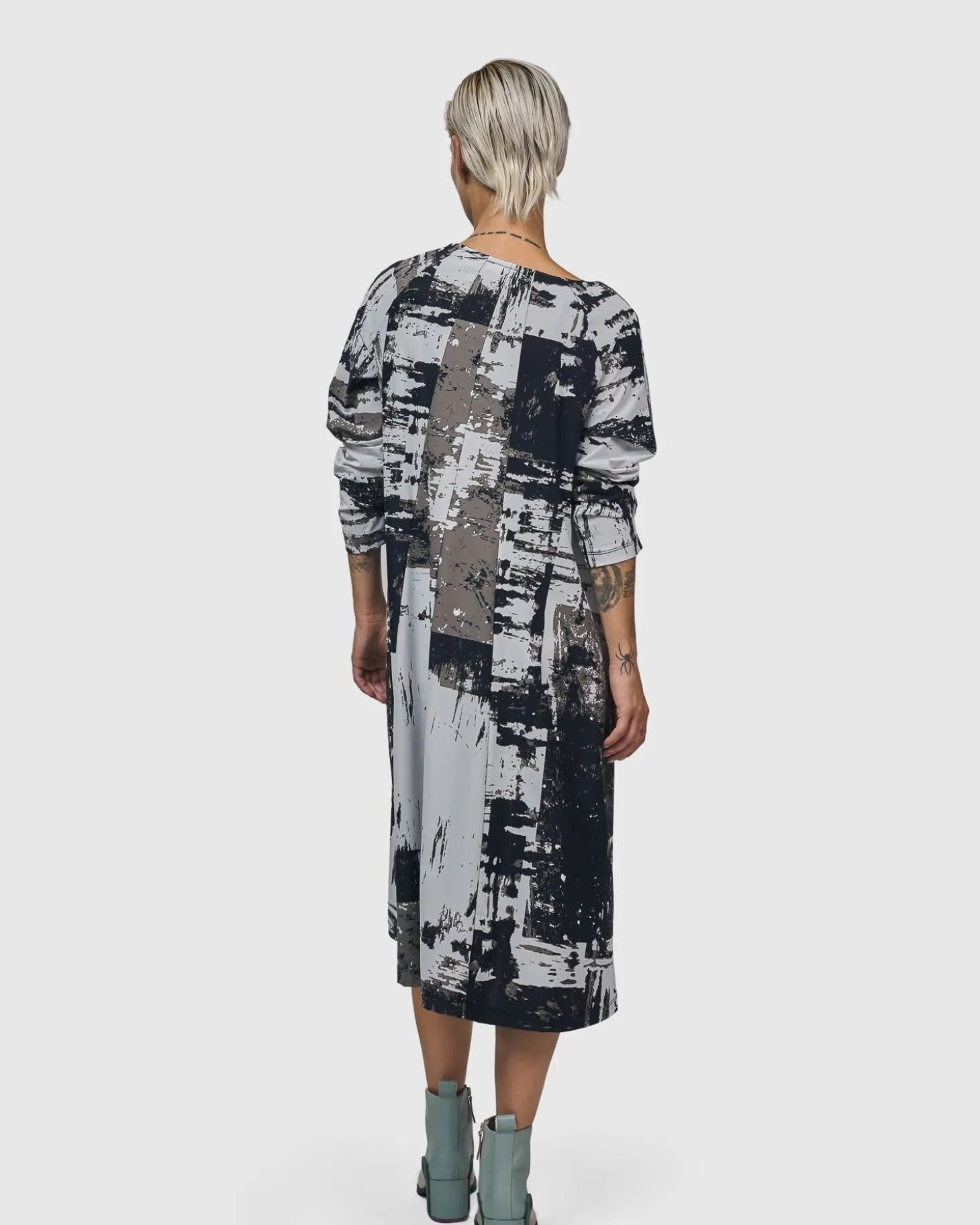 Women Alembika Digi A-Line Dress, Marble