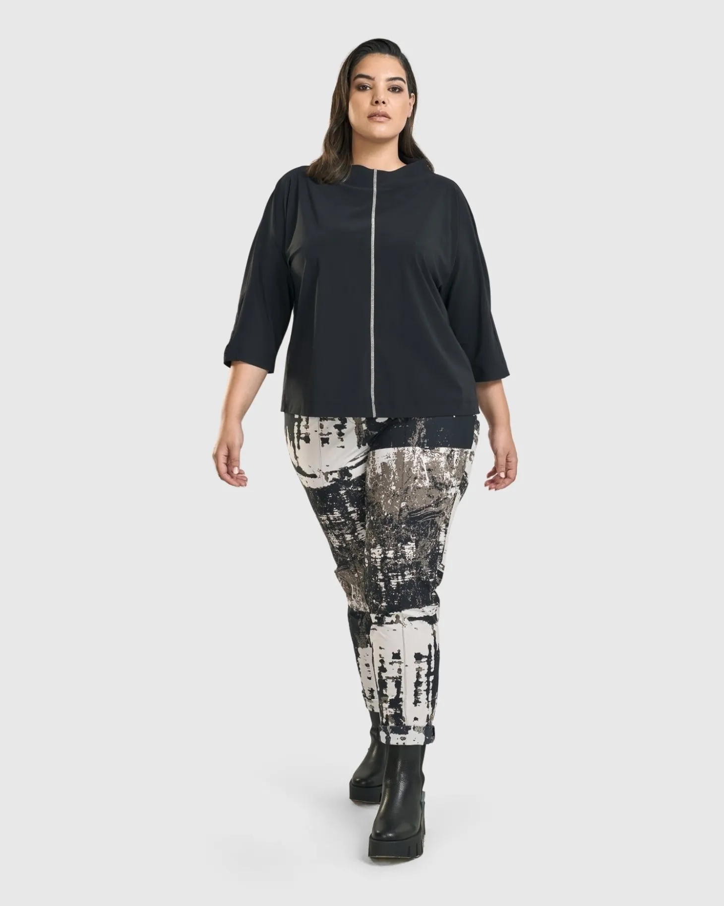 Women Alembika Digi Slim Pants, Marble