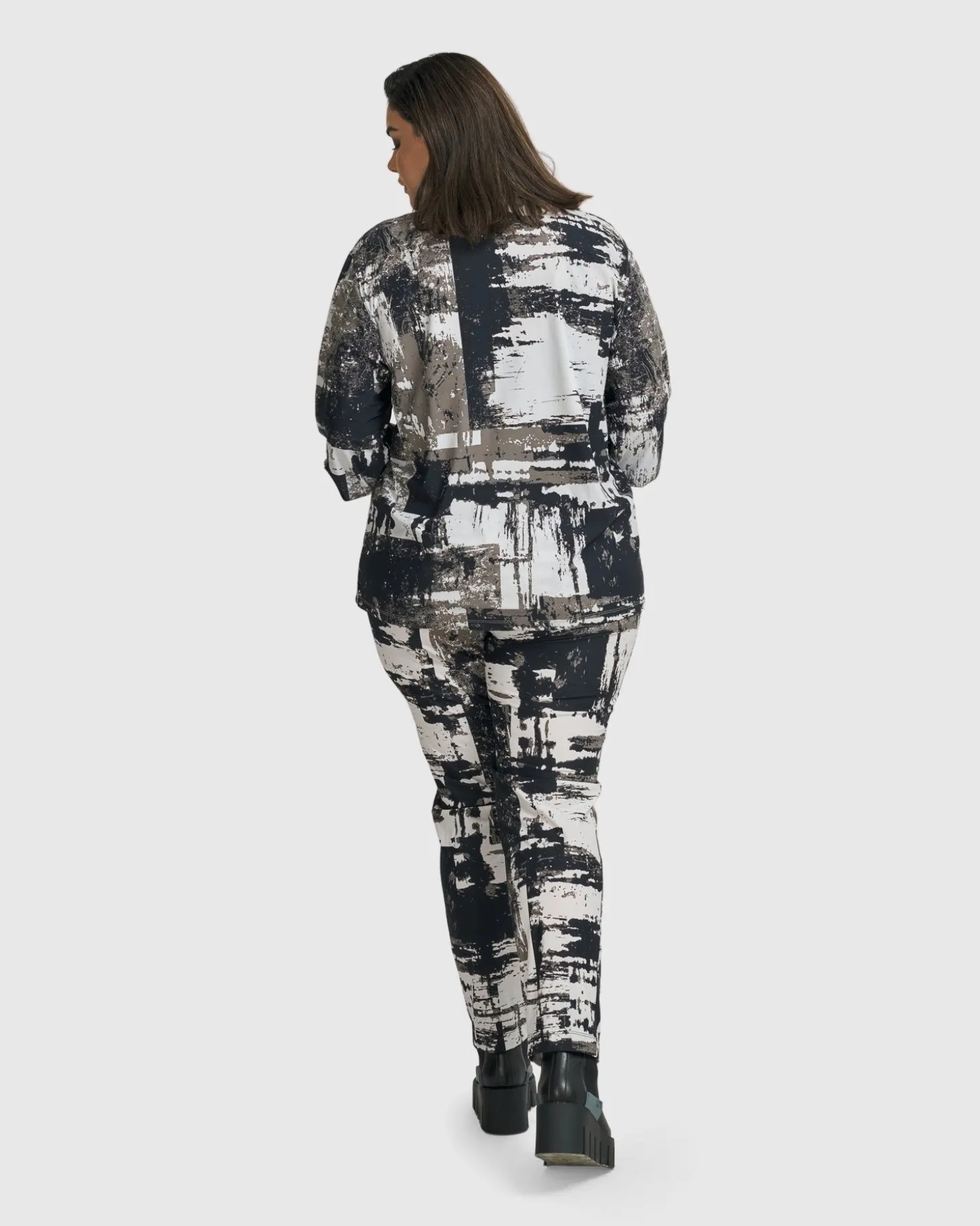 Women Alembika Digi Slim Pants, Marble