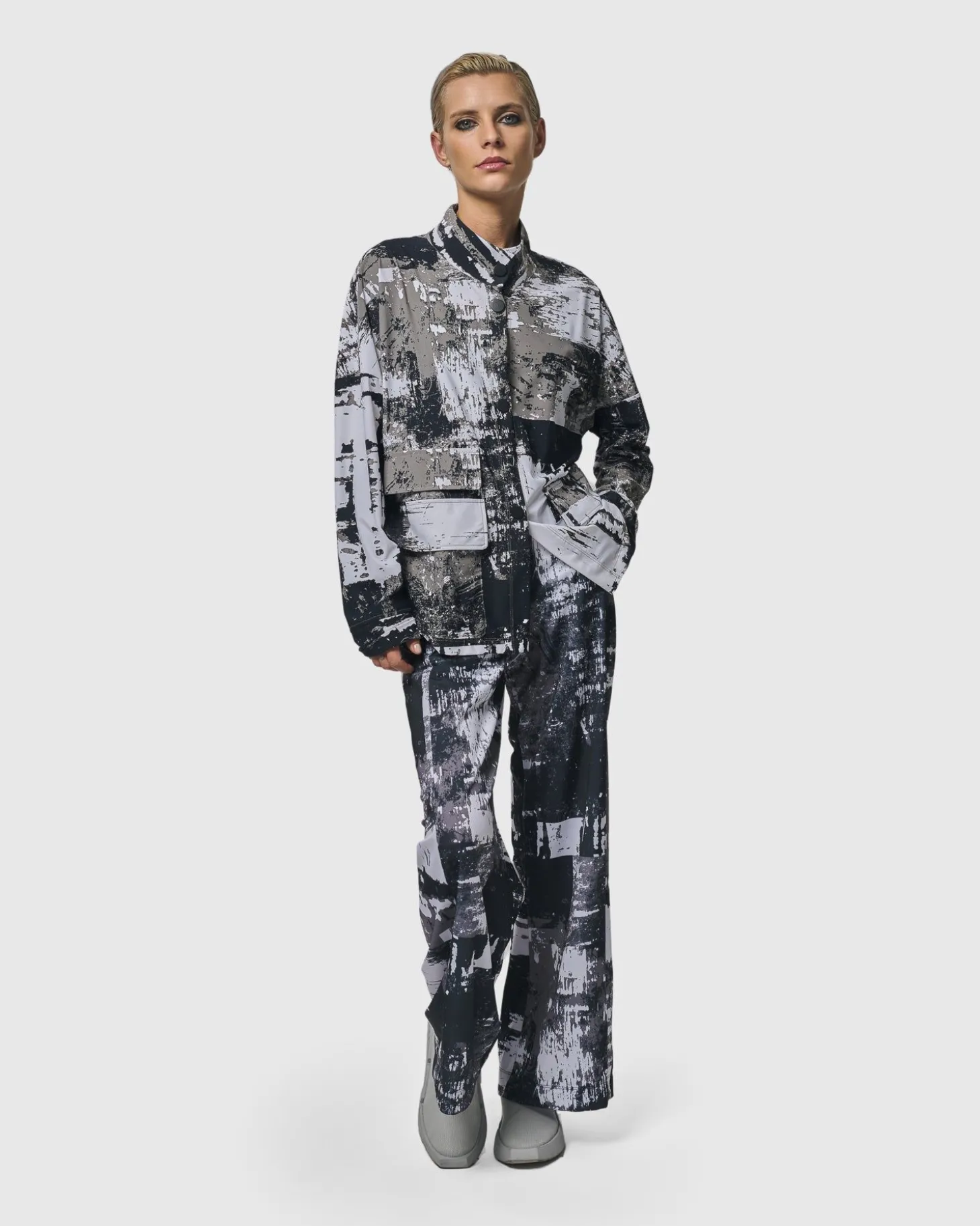 Women Alembika Digi Tech Jacket, Marble