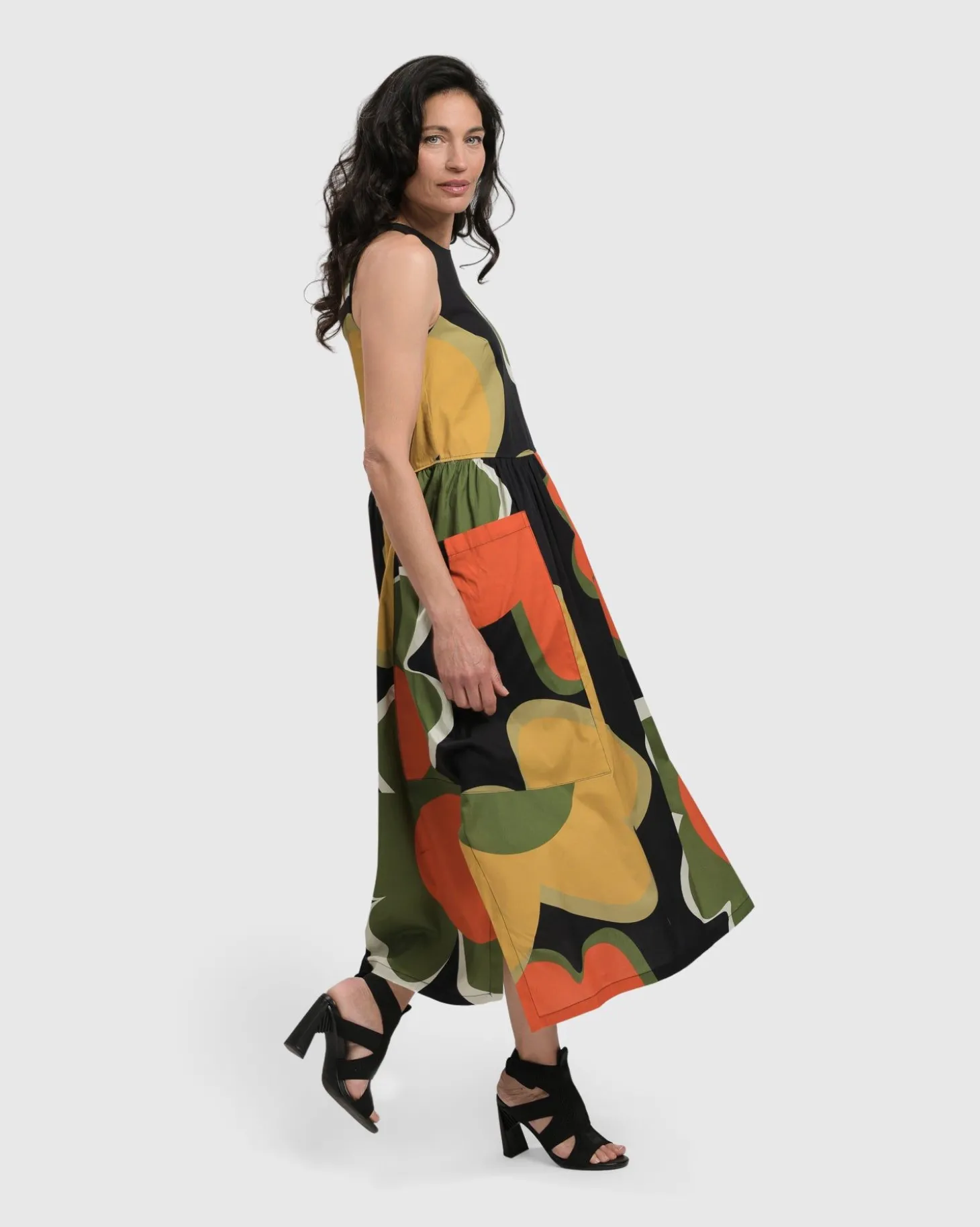Women Alembika Dina Sleeveless Maxi Dress, Floral