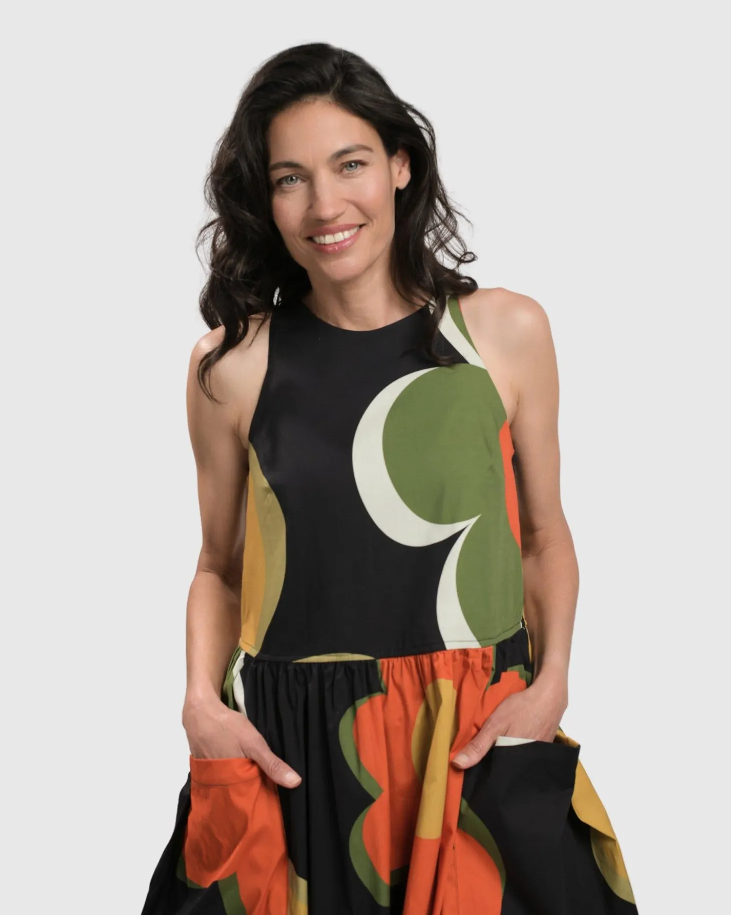 Women Alembika Dina Sleeveless Maxi Dress, Floral
