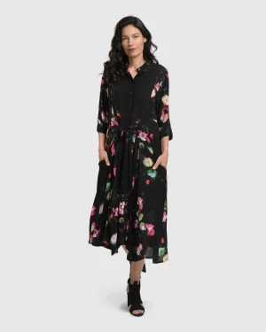 Women Alembika Drinks-On-Me Maxi Shirt Dress, Floral