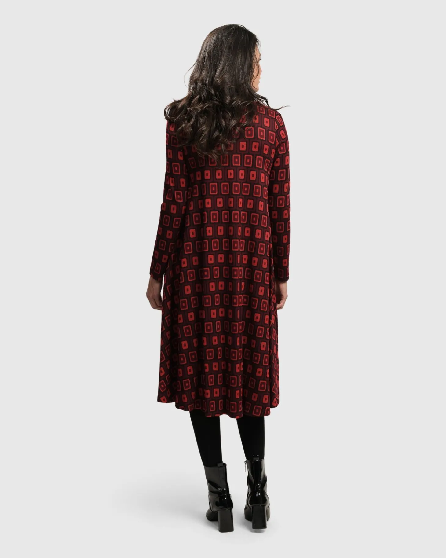 Women Alembika Dynamite Shirt Dress, Red
