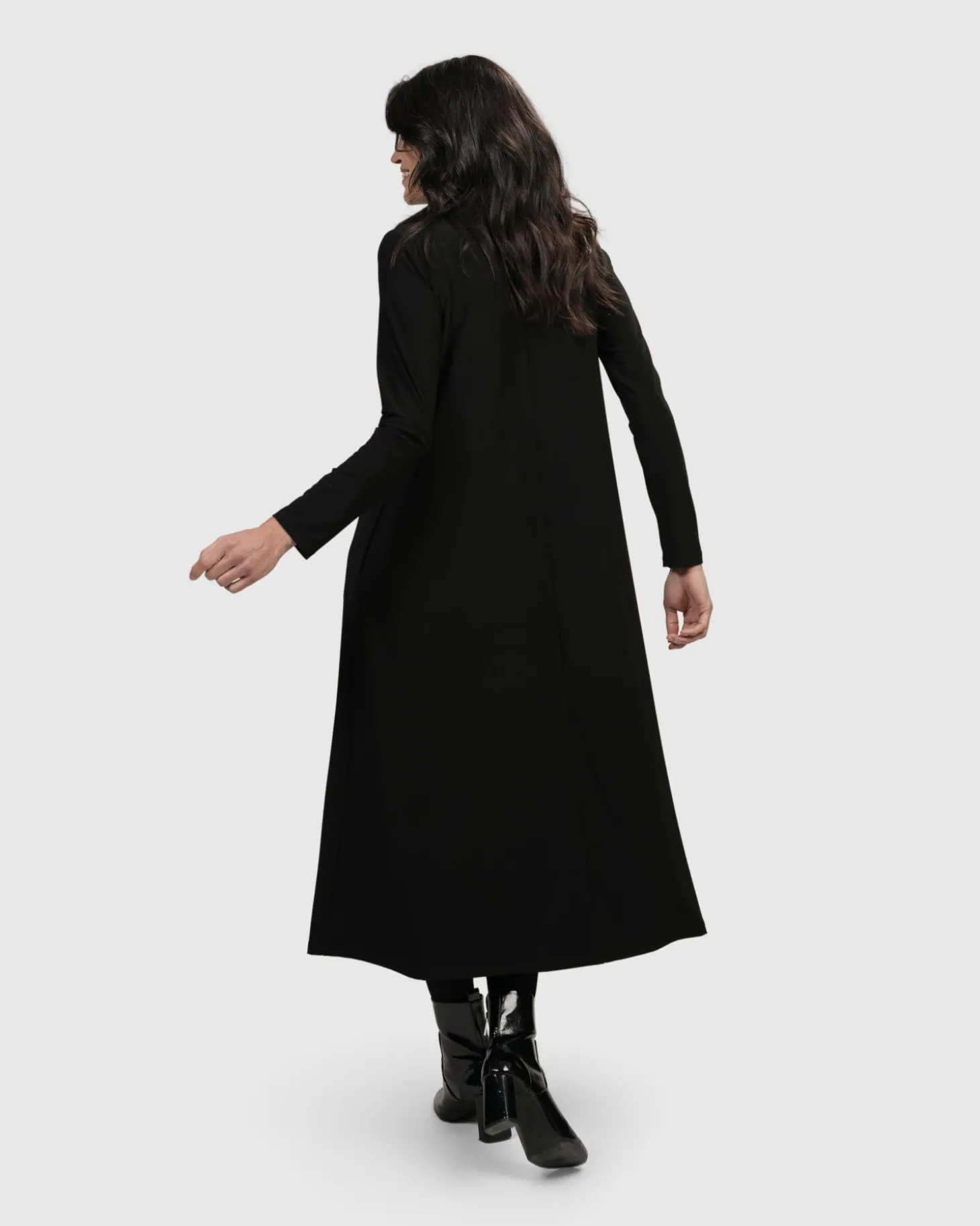 Women Alembika Essential A Line Dress, Black