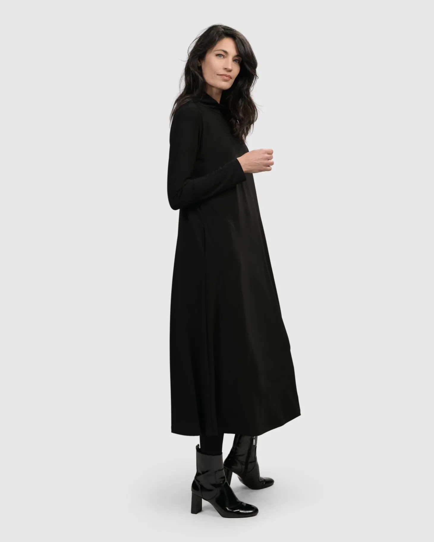 Women Alembika Essential A Line Dress, Black