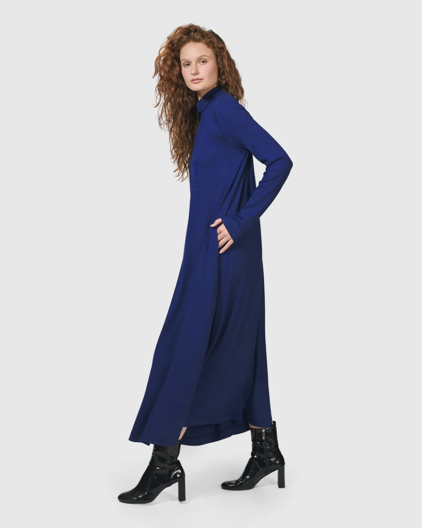 Women Alembika Essential A-Line Dress, Royal Blue