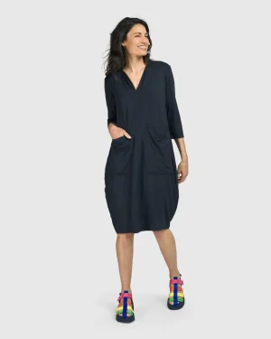 Women Alembika Essential Cargo Dress, Ocean