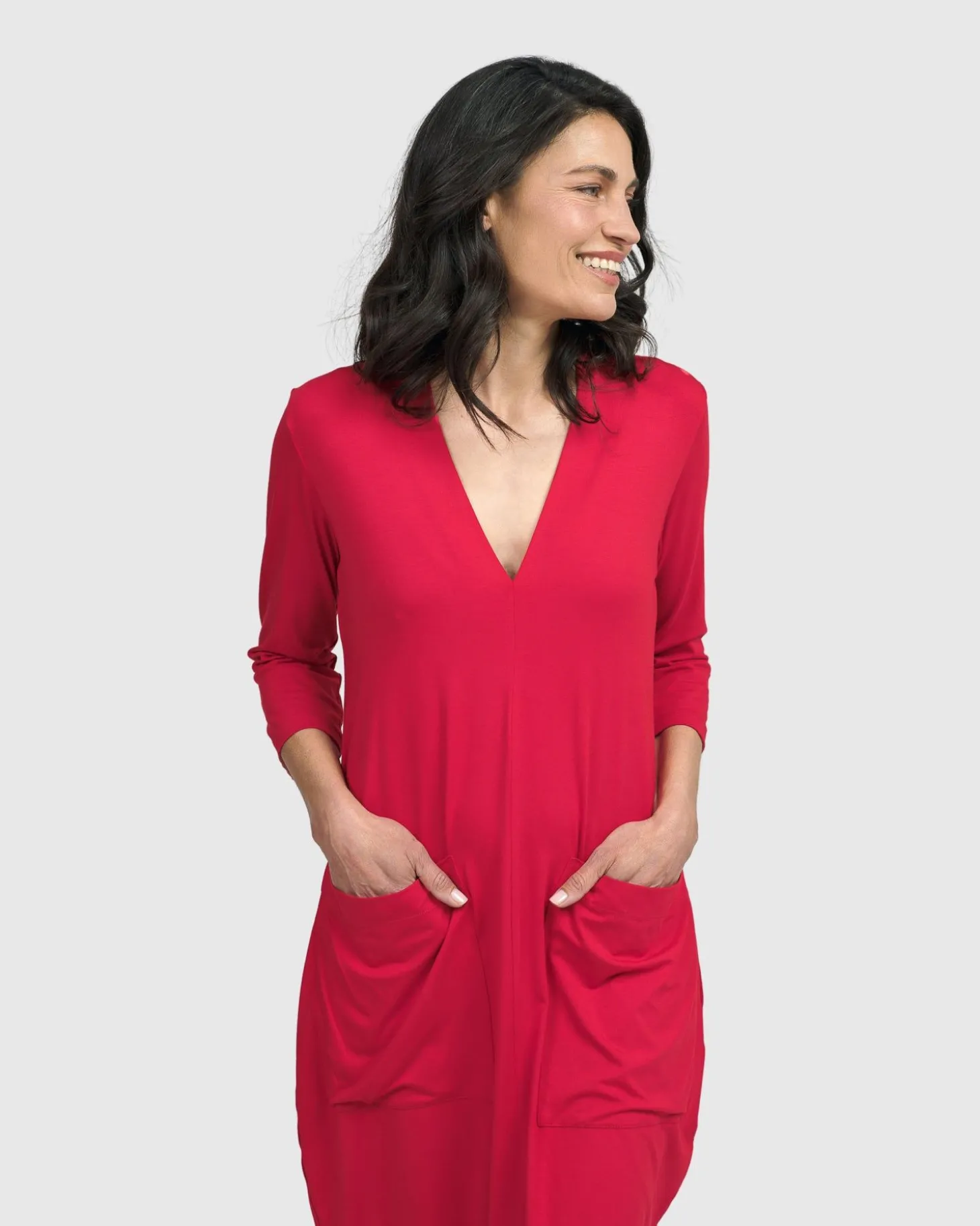 Women Alembika Essential Cargo Dress, Red Rose