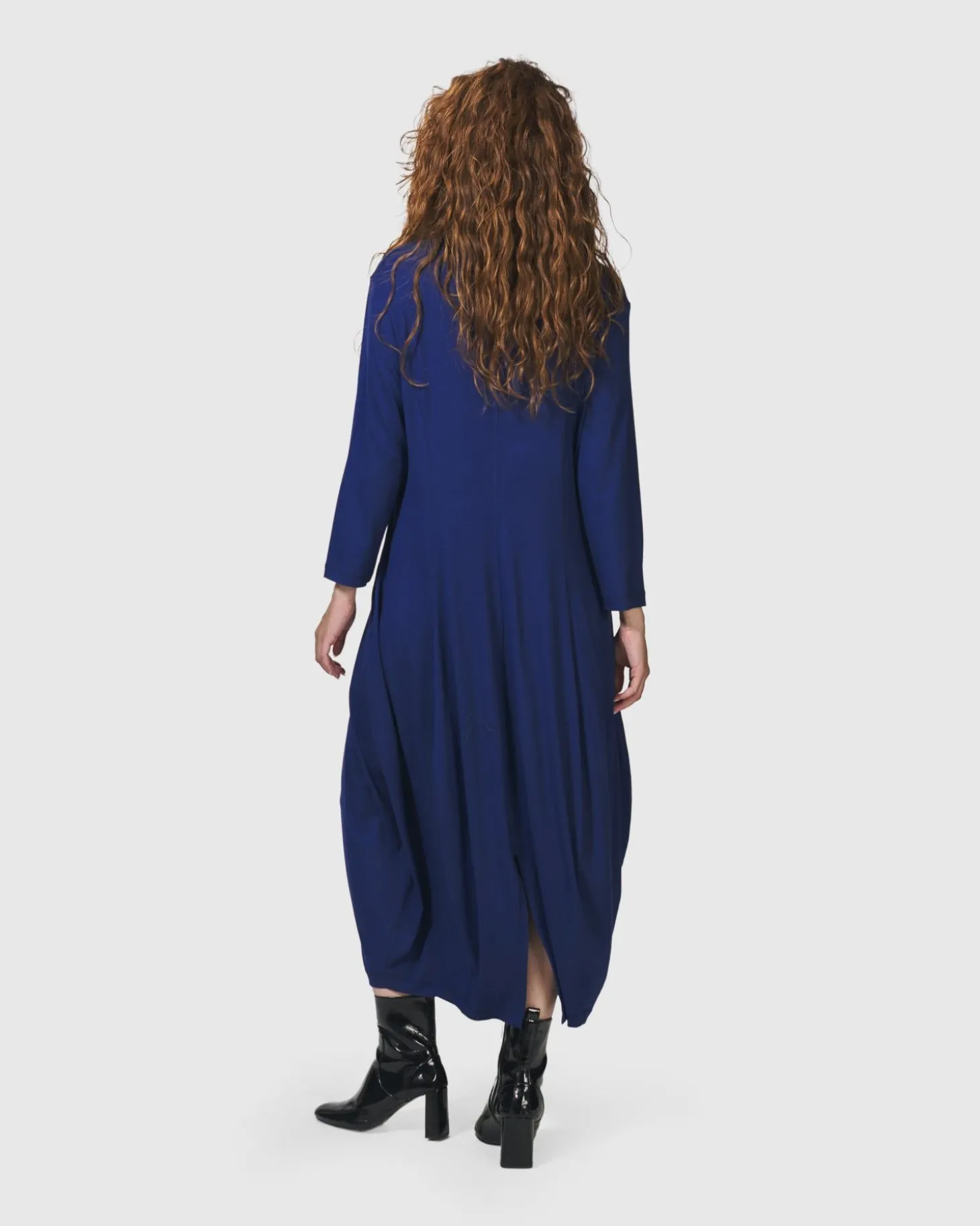 Women Alembika Essential Cocoon Dress, Royal Blue