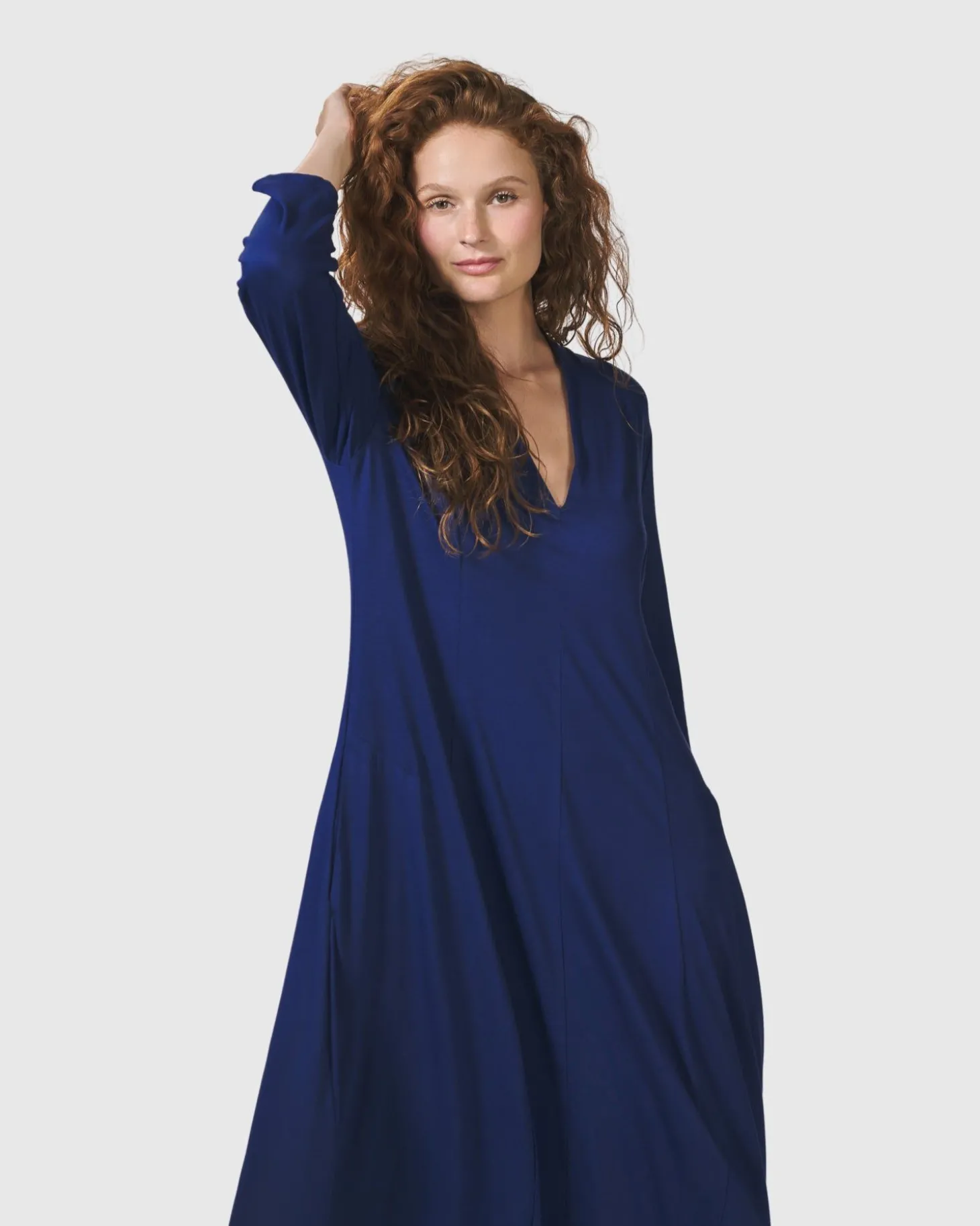 Women Alembika Essential Cocoon Dress, Royal Blue