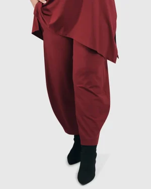 Women Alembika Essential Flow Pants, Plum