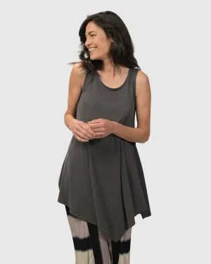 Women Alembika Essential Joy Sleeveless Tunic Top, Grey