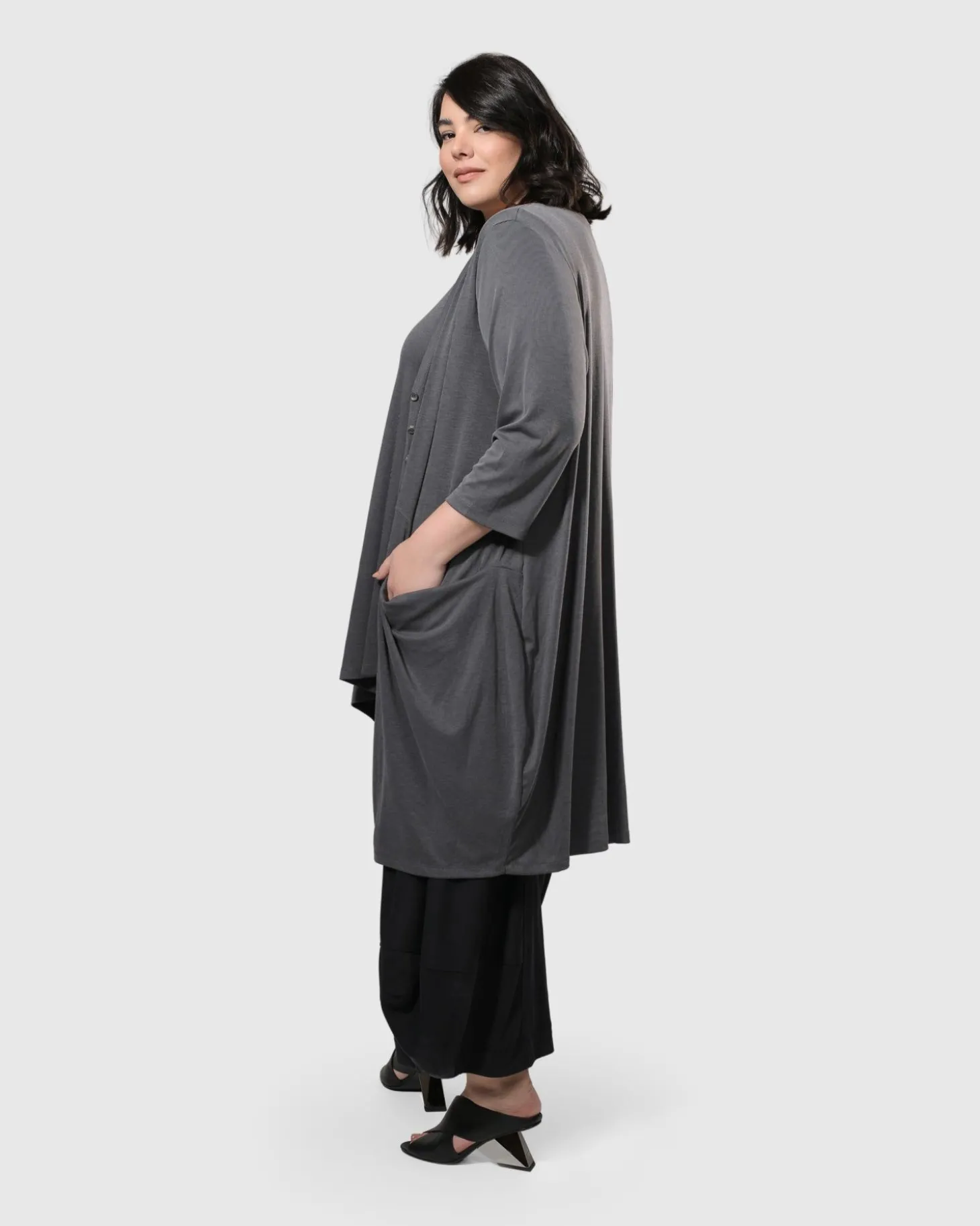 Women Alembika Essential Joy Sleeveless Tunic Top, Grey