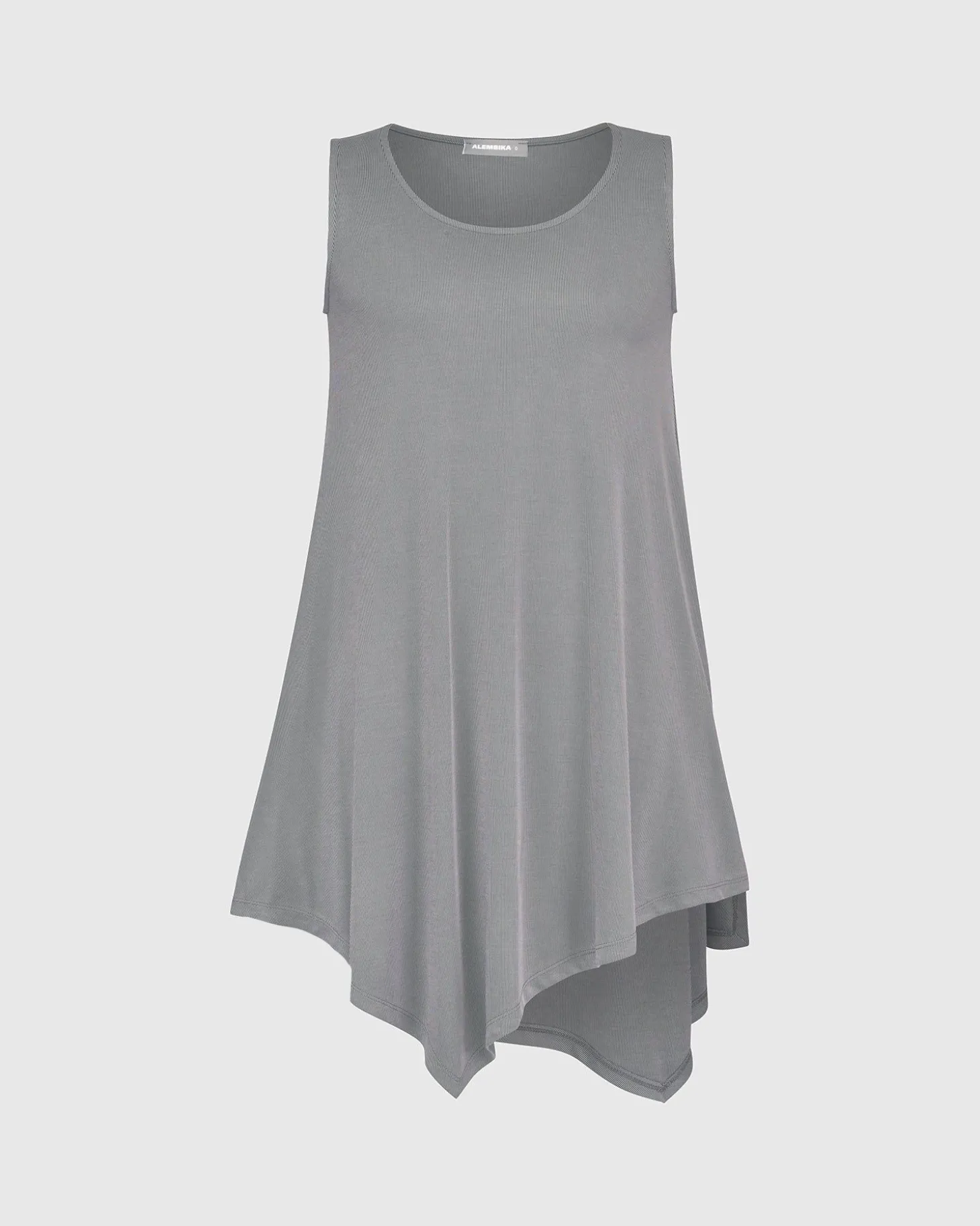 Women Alembika Essential Joy Sleeveless Tunic Top, Fog
