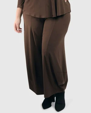 Women Alembika Essential Punto Pants, Coffee