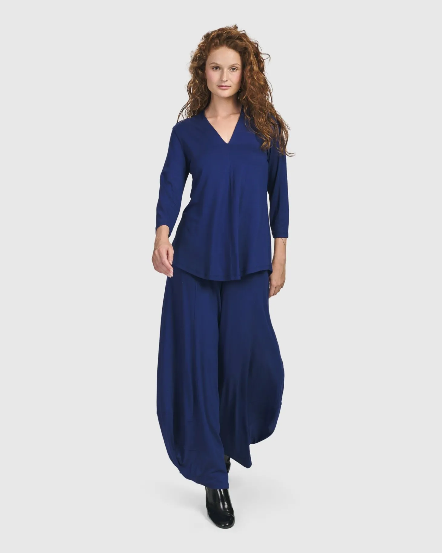 Women Alembika Essential Punto Pants, Royal Blue