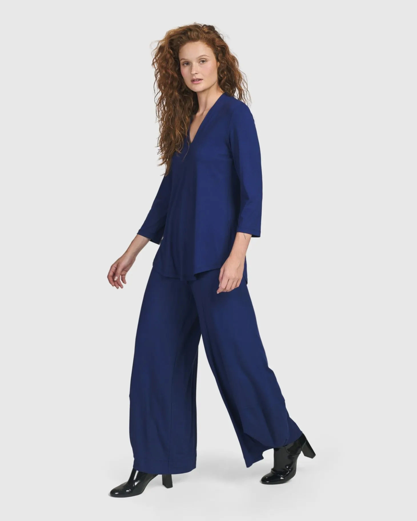 Women Alembika Essential Punto Pants, Royal Blue