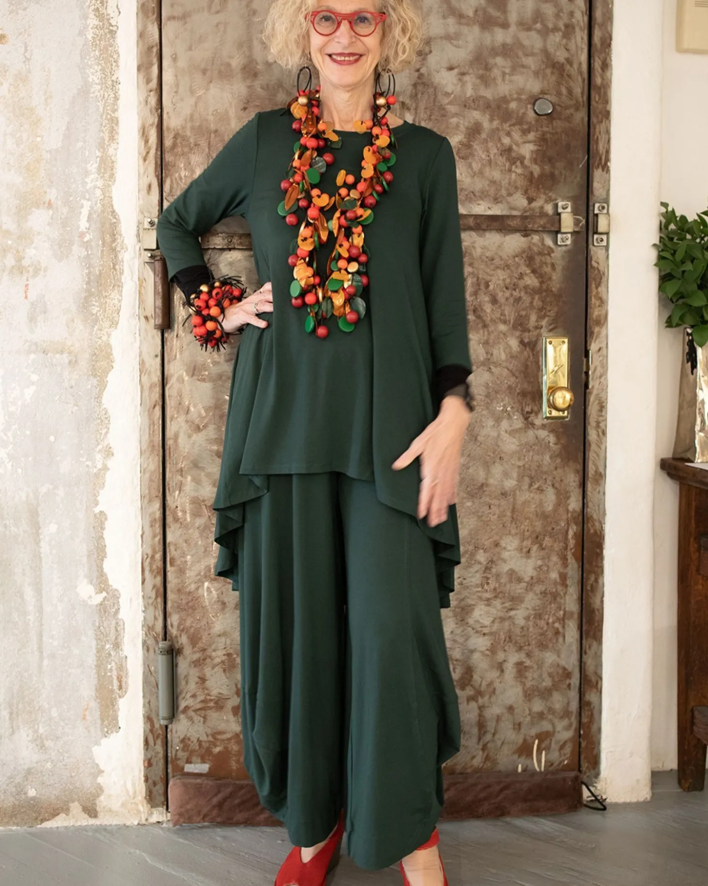 Women Alembika Essential Punto Pants, Tall, Green