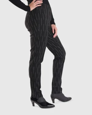 Women Alembika Essential Slim Pants, Zigzag