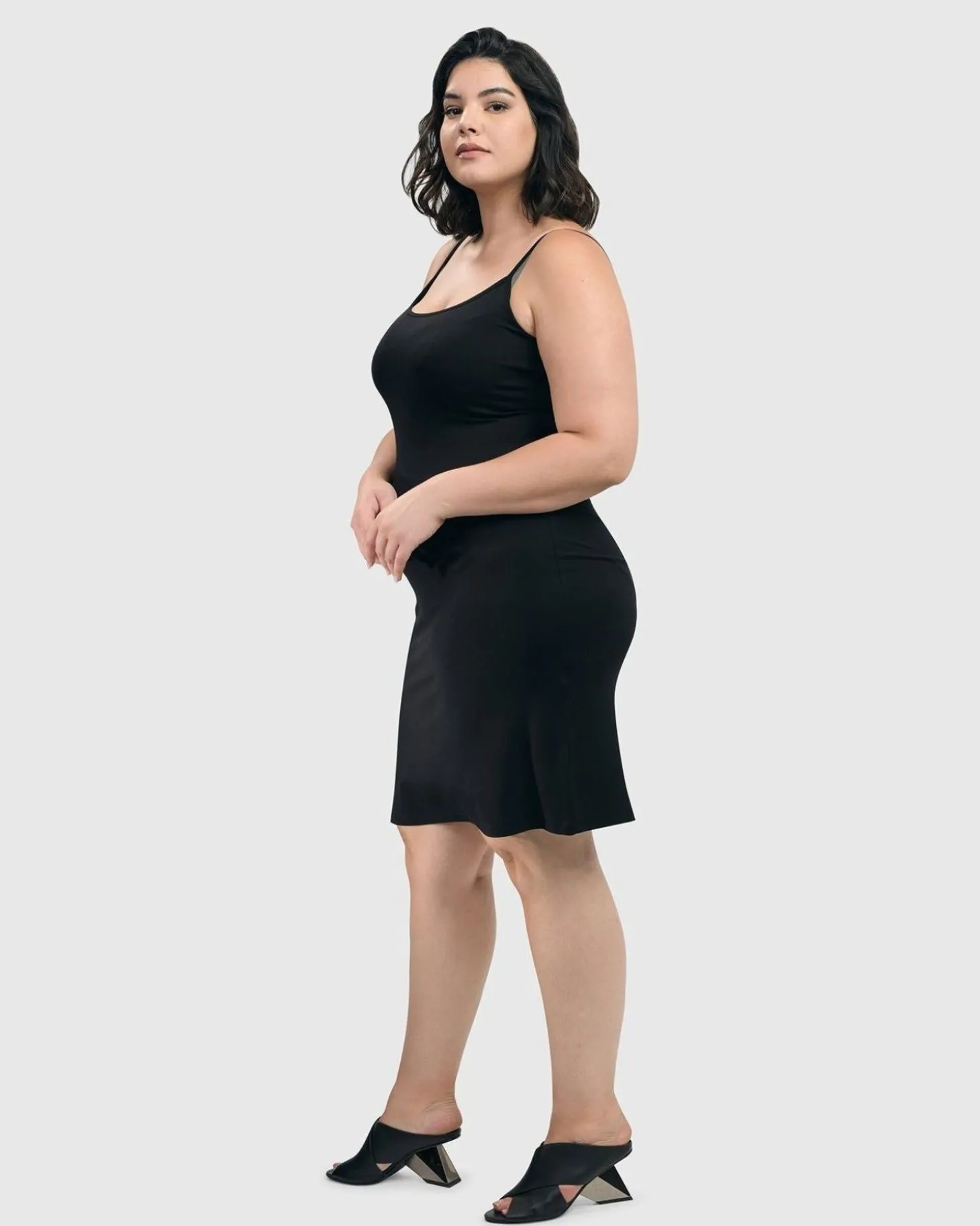 Women Alembika Essential Slip Dress, Black