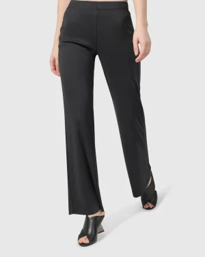 Women Alembika Essential Straight Leg Pants, Charcoal