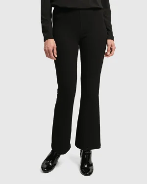 Women Alembika Essential Toned Up Flare Pants, Black