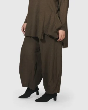 Women Alembika Essential Toned Up Punto Pants, Brown