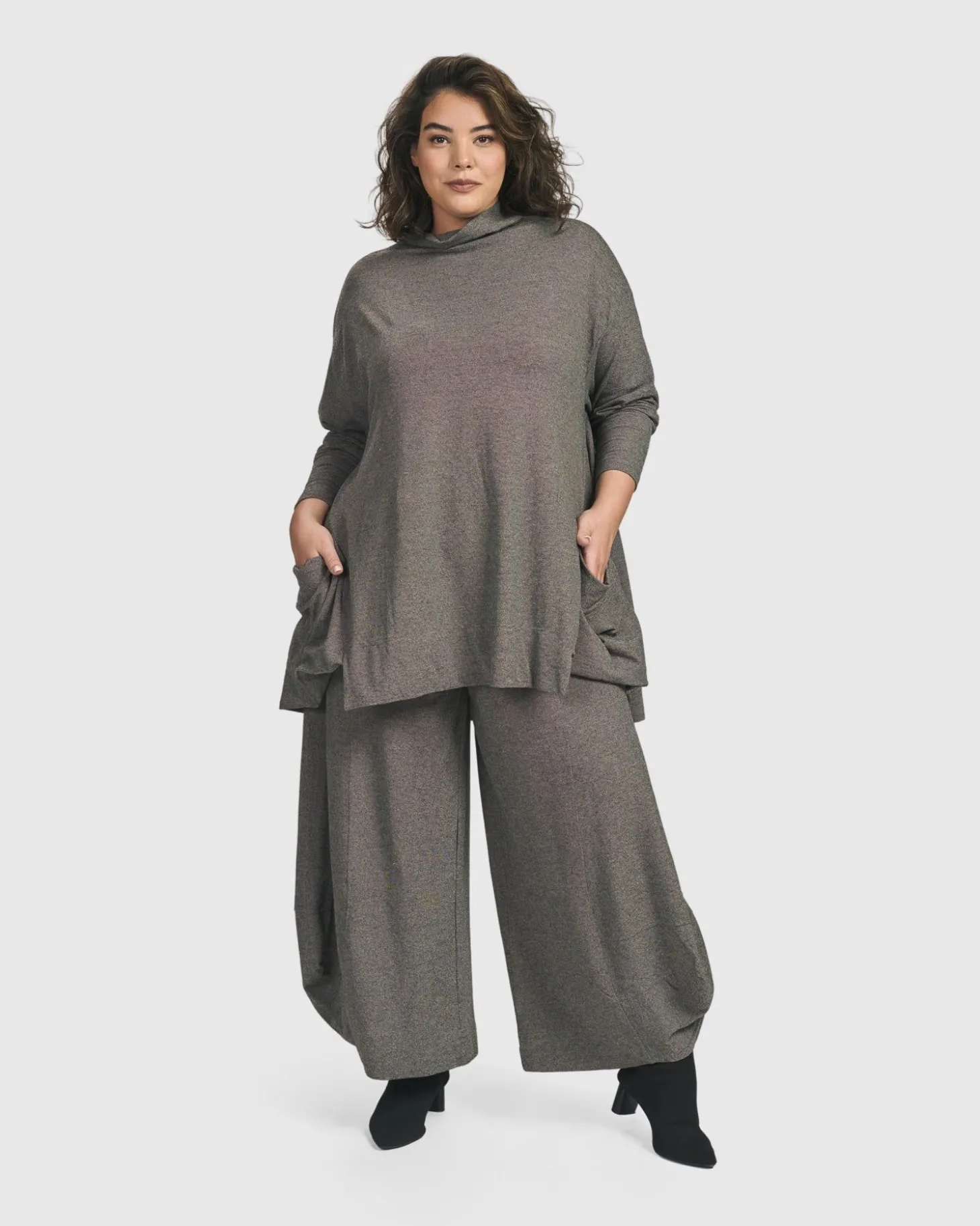 Women Alembika Essential Toned Up Punto Pants, Fog