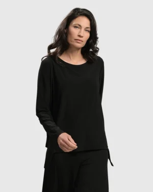 Women Alembika Essential Ultimate Top, Black