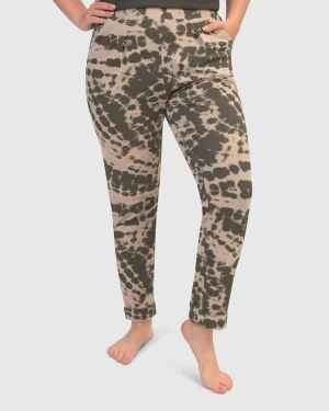 Women Alembika Exhale Jogger Pants, Stone Tie-Dye