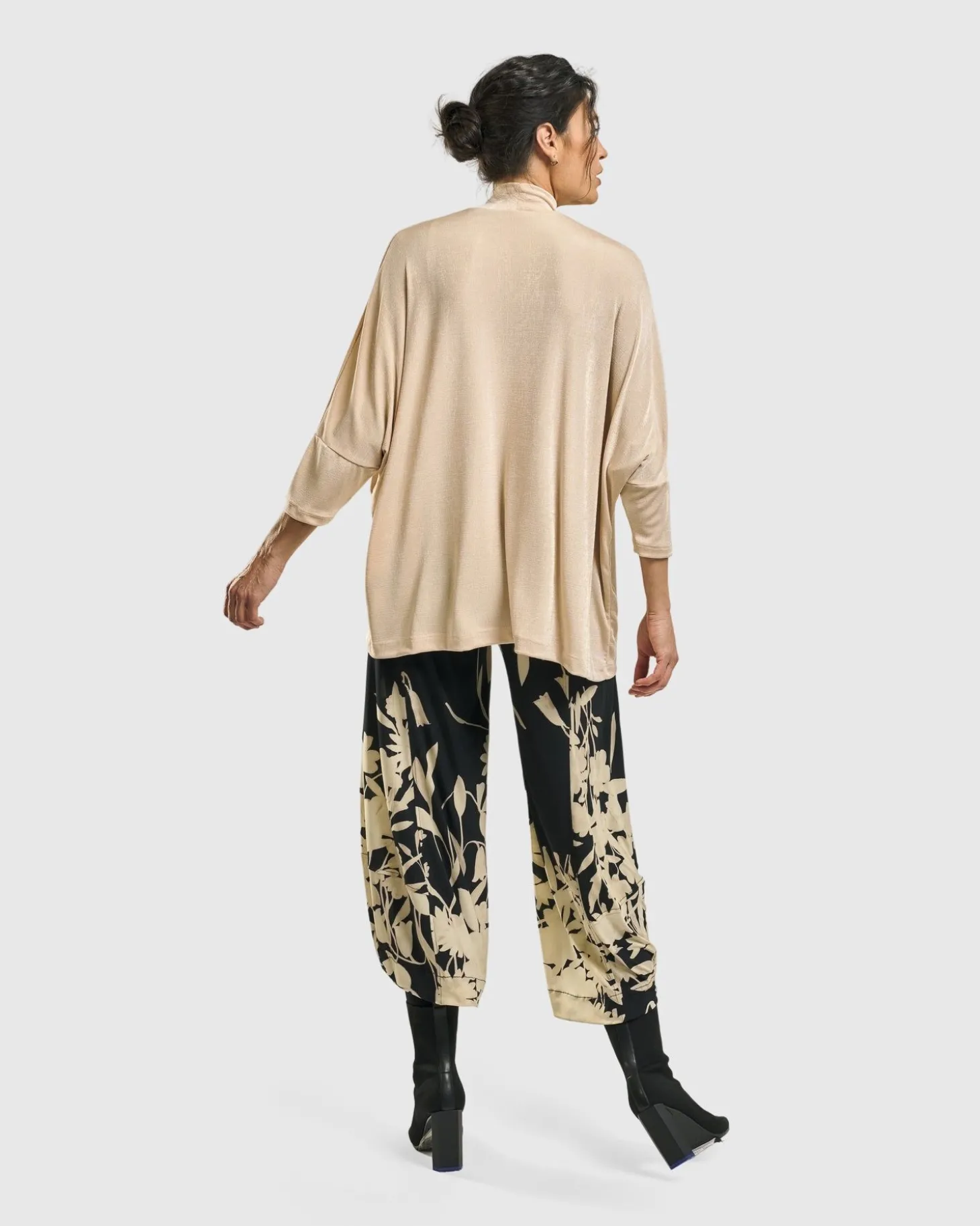 Women Alembika Fawn Mockneck Top, Nude