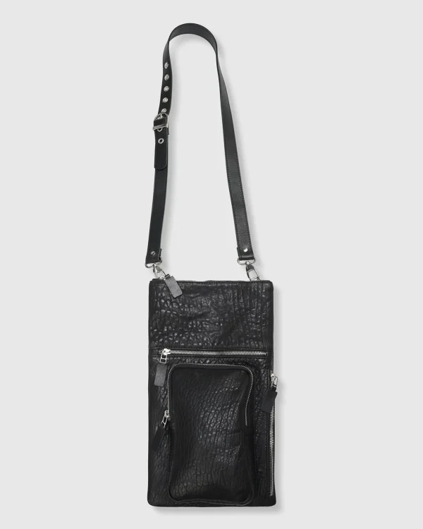 Women Alembika Flat Stash Pouch Bag, Black