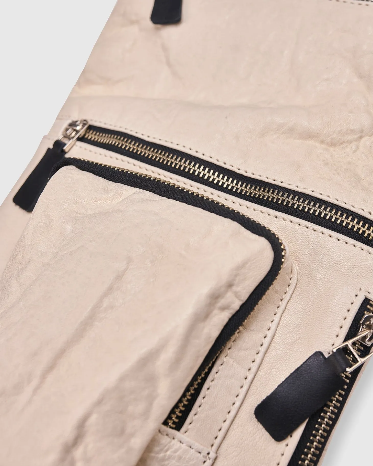 Women Alembika Flat Stash Pouch Bag, Ivory