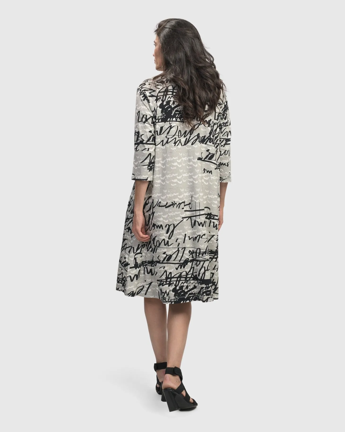 Women Alembika Flirty A Line Dress, Script