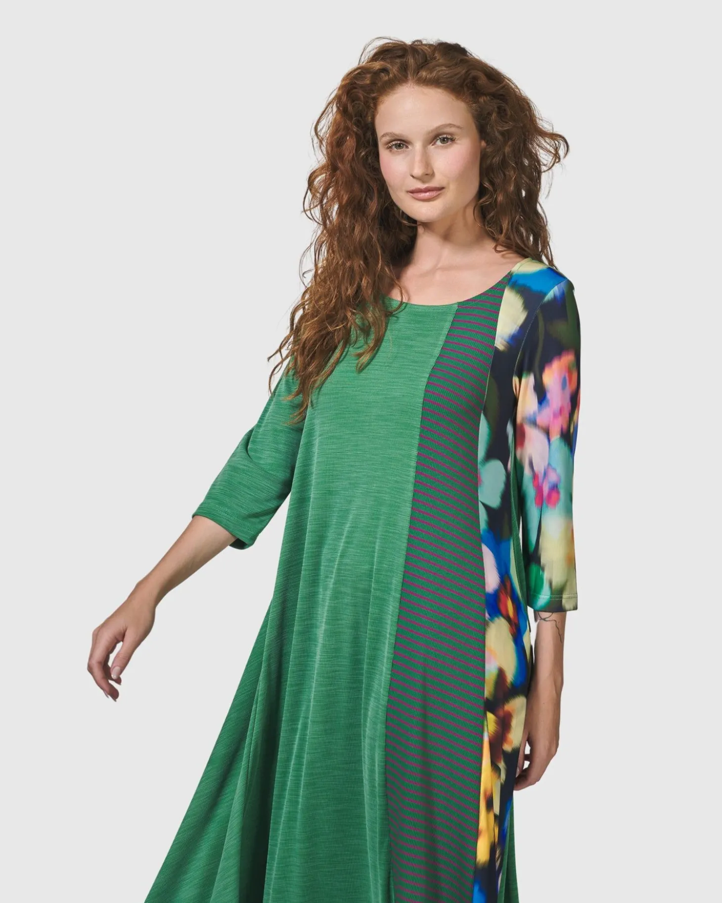 Women Alembika Forget-Me-Not A-Line Maxi Dress, Garden