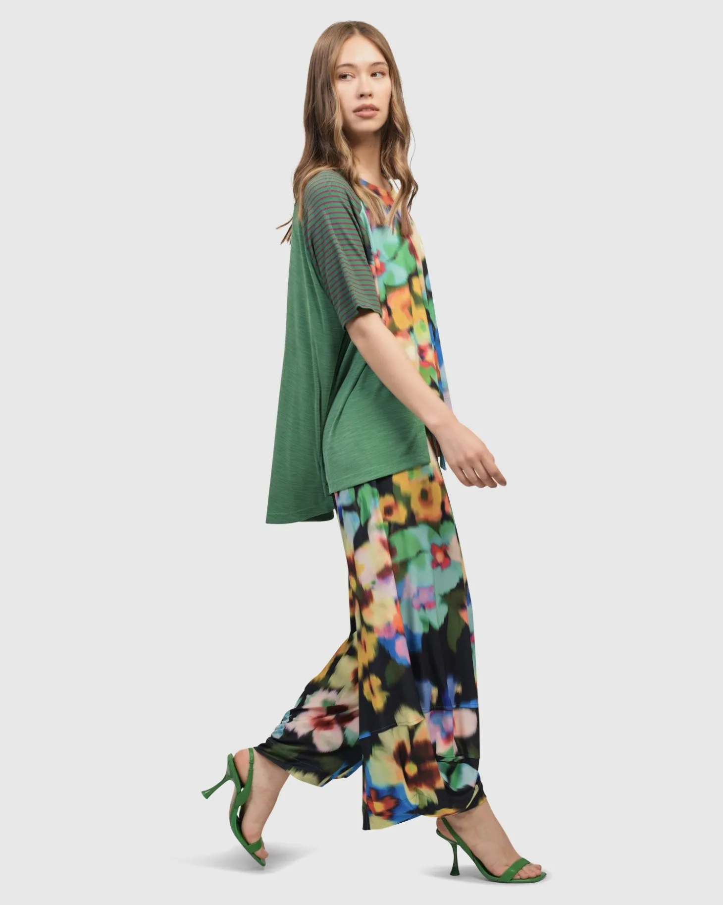 Women Alembika Forget-Me-Not Trapeze Top, Garden