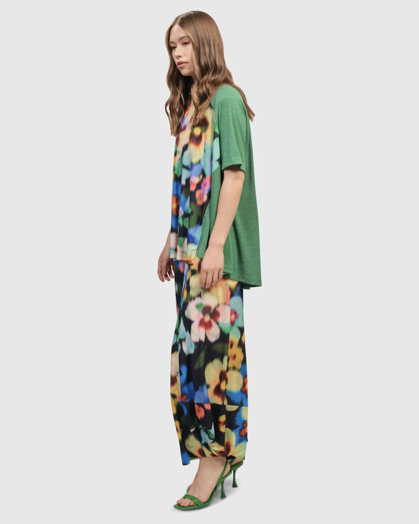 Women Alembika Forget-Me-Not Trapeze Top, Garden