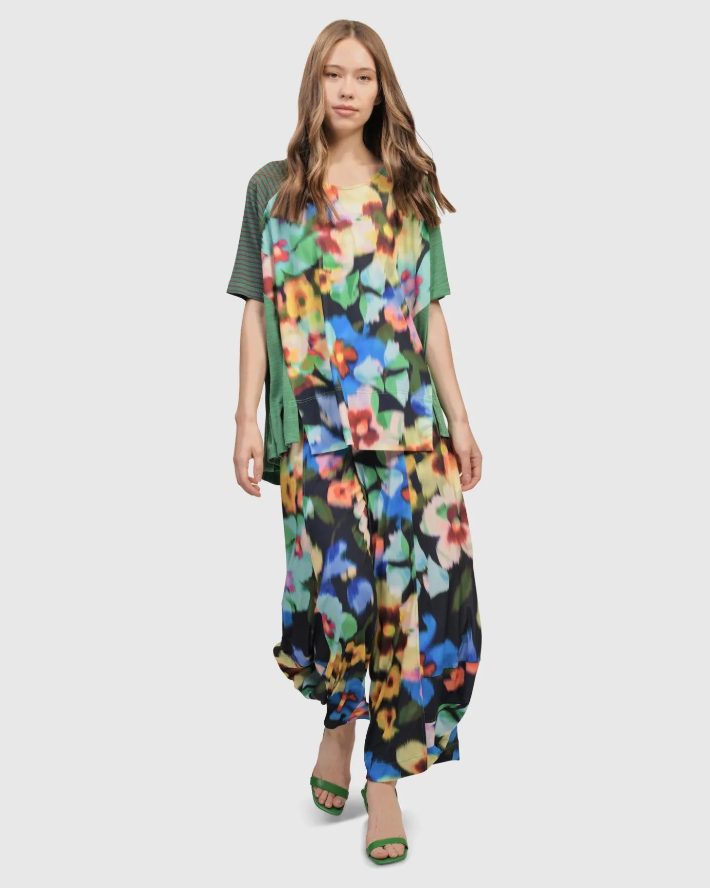 Women Alembika Forget-Me-Not Trapeze Top, Garden