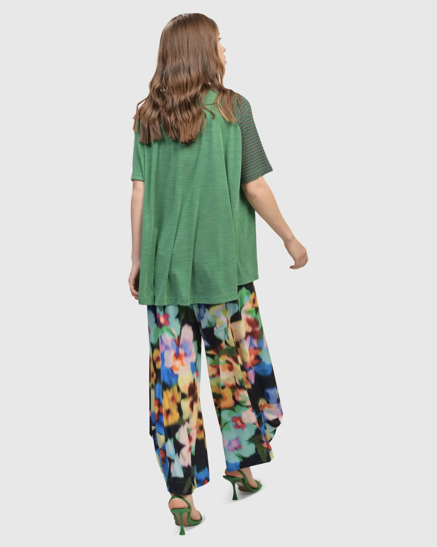 Women Alembika Forget-Me-Not Trapeze Top, Garden