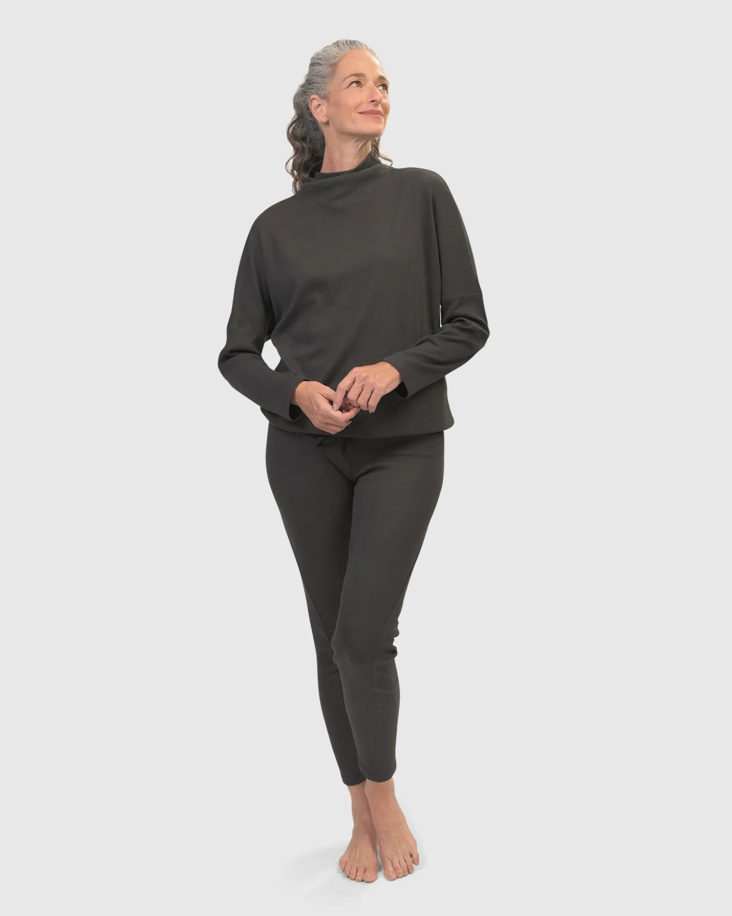 Women Alembika Freedom Leggings, Charcoal