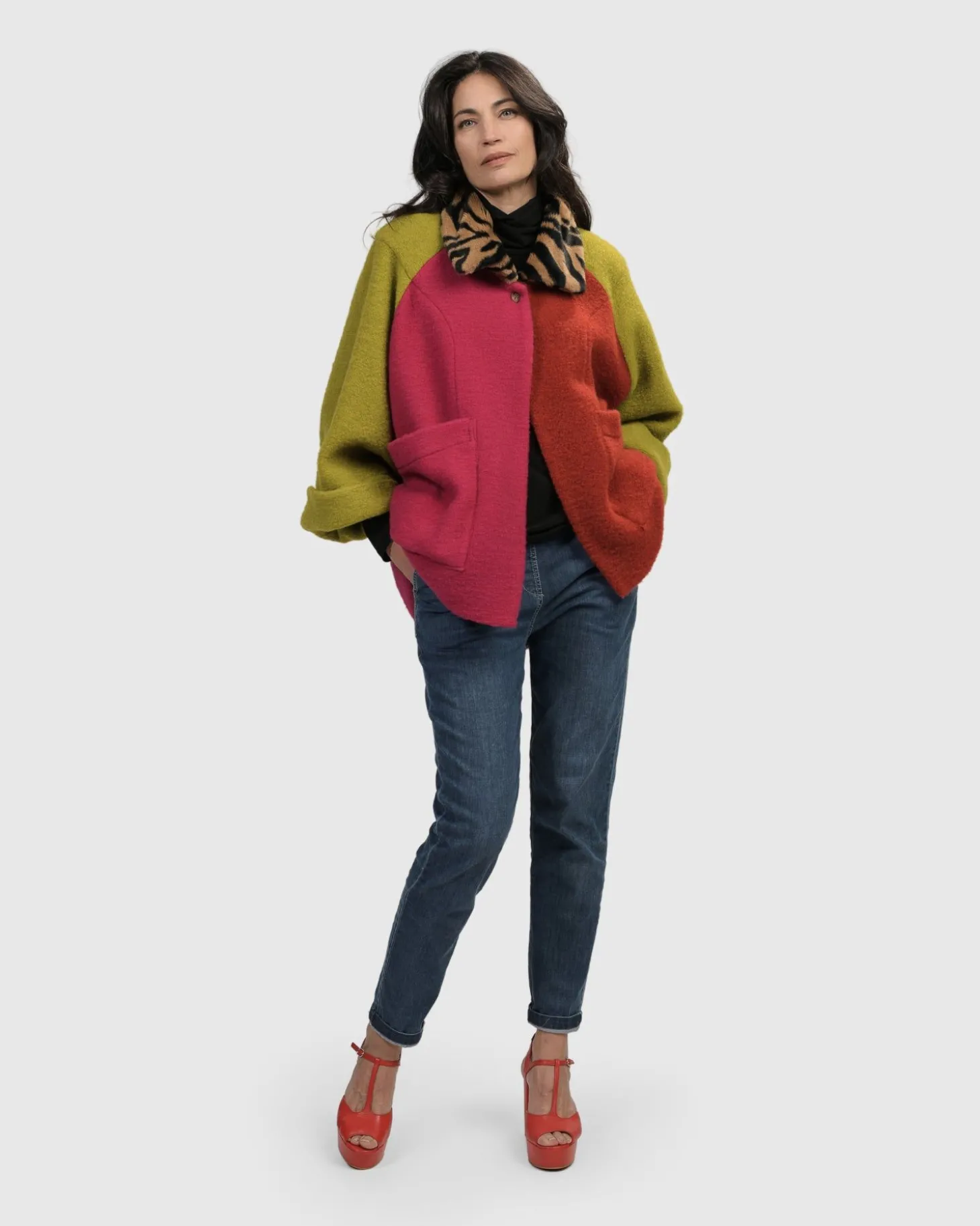 Women Alembika Funkadelic Sidecar Jacket, Mix