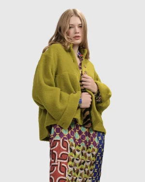 Women Alembika Funkadelic Weekend Jacket, Lime
