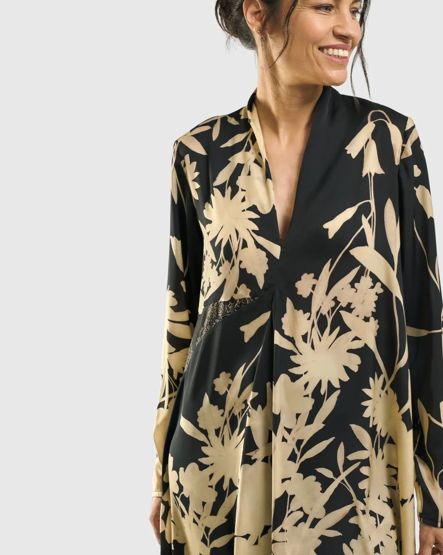 Women Alembika Gaia A-Line Trapeze Dress, Floral